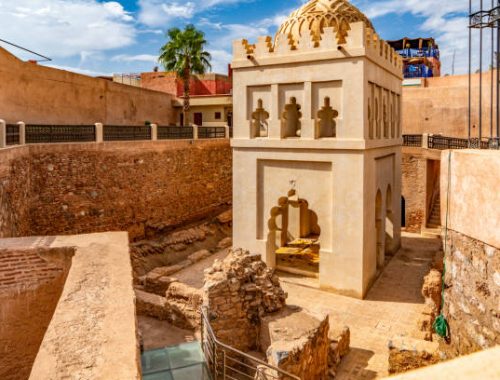 Almoravid Koubba, Ben Youssef Mosque, Marrakech, Morocco.