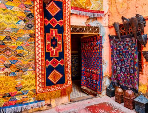 Moroccan handmade carpets and rugs in Marrakech